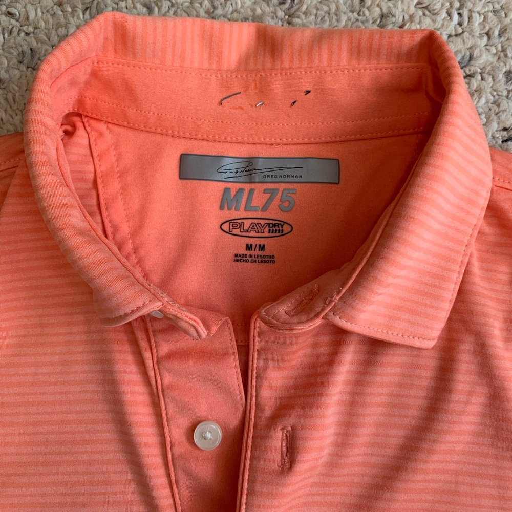 Greg Norman Mens Golf Polo